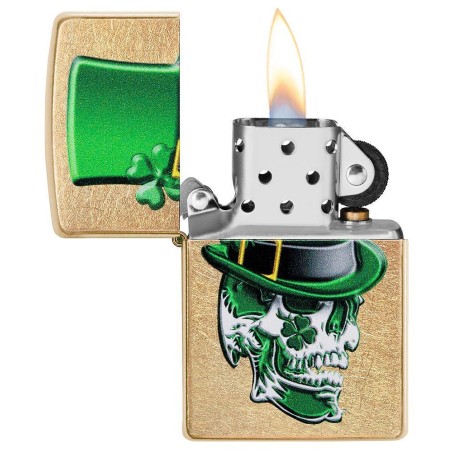 ZIPPO žiebtuvėlis Irish Skull